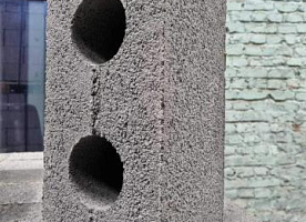 Блок стеновой пустотелый усиленный из керамзита от производителя